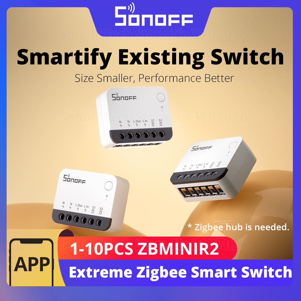SONOFF ZBMINIR2 Zigbee Smart S - Sonoff Mini R4 recension och pris
