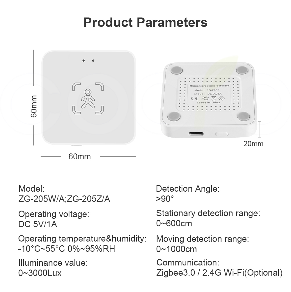 Tuya WiFi/ Zigbee Smart Human  - Home Assistant Tuya recension och pris