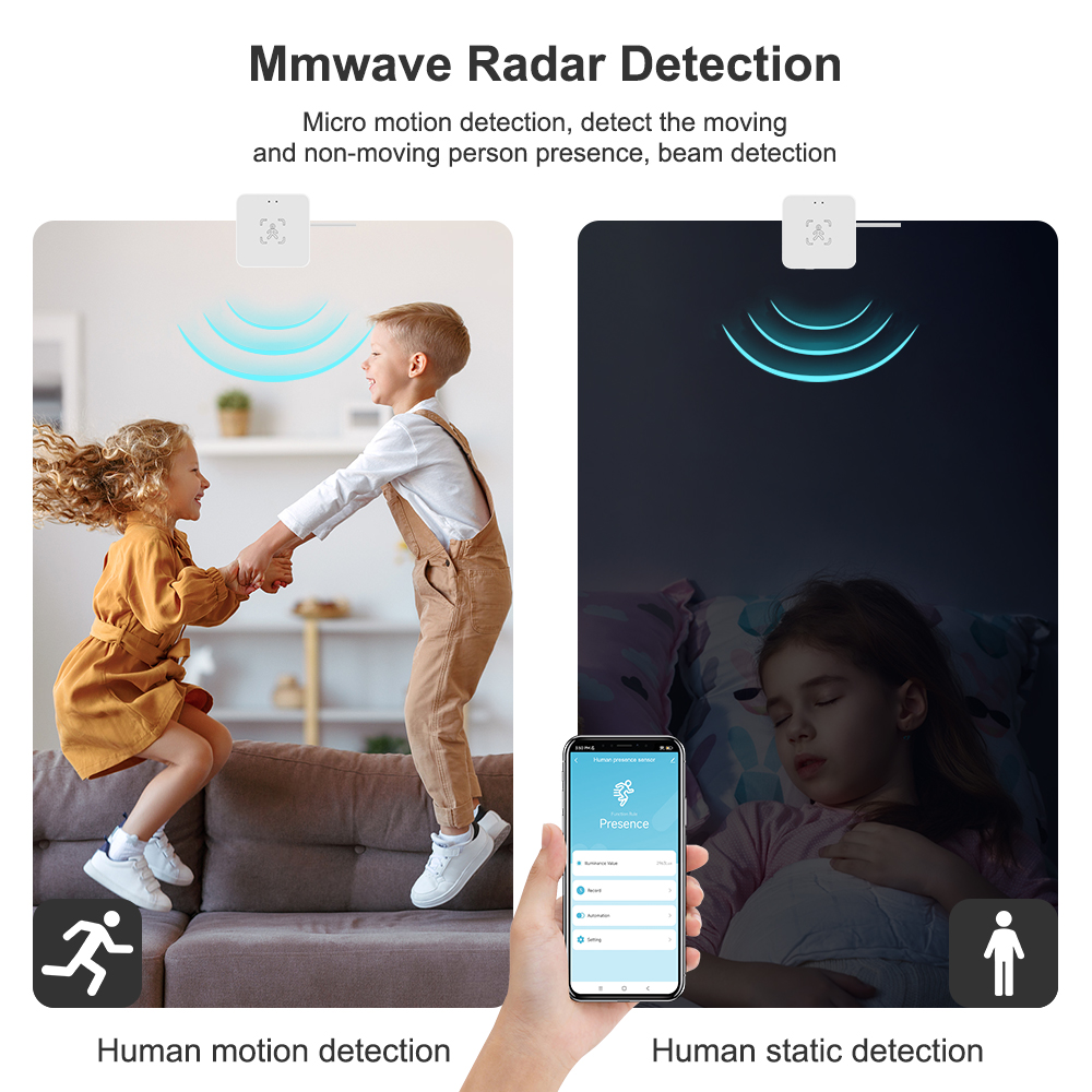 Tuya WiFi/ Zigbee Smart Human  - Home Assistant Tuya recension och pris