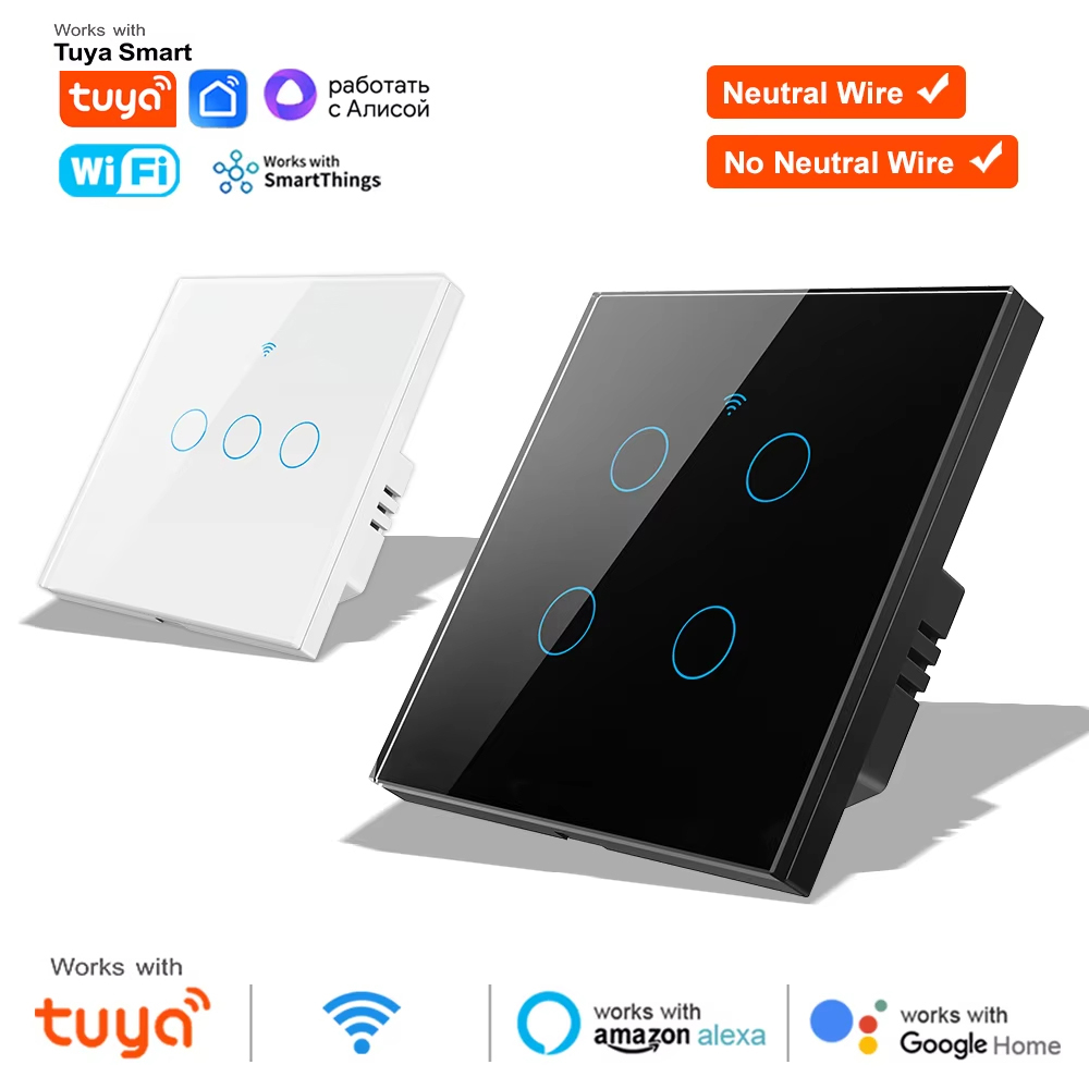 1 2 3 4 Gang WiFi RF 433mhz To - Smart Relay Tuya recension och pris