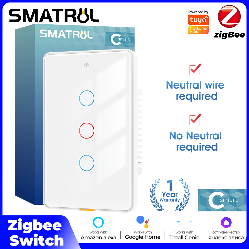 Tuya Zigbee Smart Light Touch  - Smart Relay Tuya recension och pris