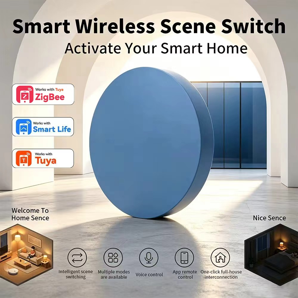 Zigbee Smart Scene Push Button - Smart Relay Tuya recension och pris