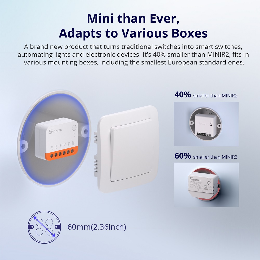 Sonoff Mini R4 Extreme Wifi Sm - Sonoff Mini R4 recension och pris